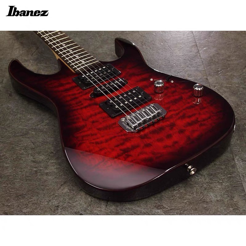 Ibanez grx70qa新手入门初学摇滚电吉他 双单双 单摇