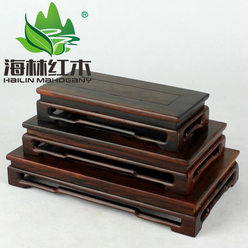 红木长方形明式红l酸枝底座奇石玉器工艺品摆饰底座紫砂壶茶壶底