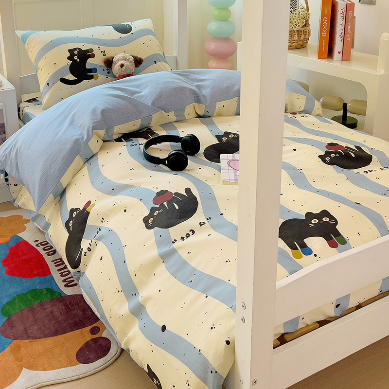 被套单件150x200x230全棉被罩学生宿舍单人褥子套床品三件套