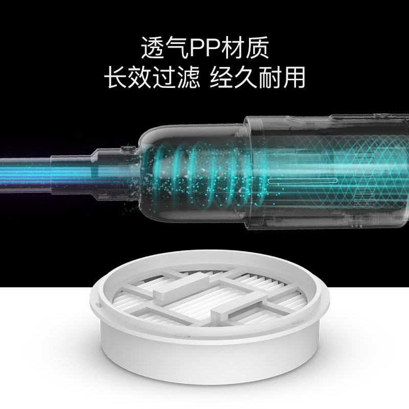 德尔玛过滤芯吸尘器HEP滤网(两个装)适用于VC20/VC21配件