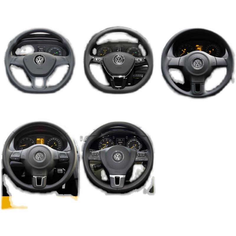 大众桑塔纳途观L途安途昂途昂X探岳探歌途岳改装方向盘标装饰车贴