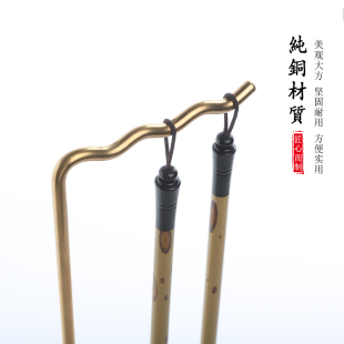 新铜石结合笔挂以磨墨初学者学生笔搁书法