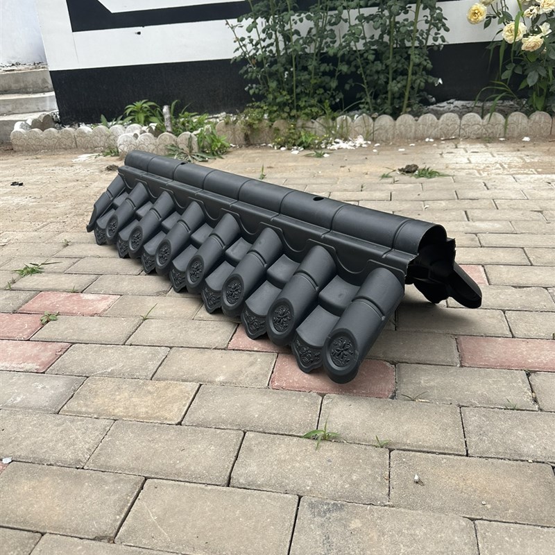 24墙双面瓦一体围墙瓦中式庭院马头墙装饰瓦料增韧破损包赔