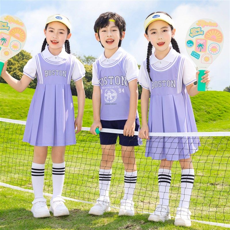 儿童拉拉队演出服幼儿园园服毕业服装小学生班服夏季运动会开幕式,童装/婴儿装/亲子装,儿童演出服,淘宝优惠券,粉丝福利购,淘宝优惠卷