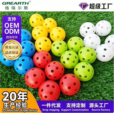 洞球欧美Temu练习高尔夫legolf用品孔洞注塑pickball有盛行匹克球
