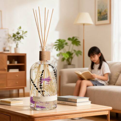 无火加工OEM超满庭芳香薰大容量厂家新品系列定制2500ML藤条香薰