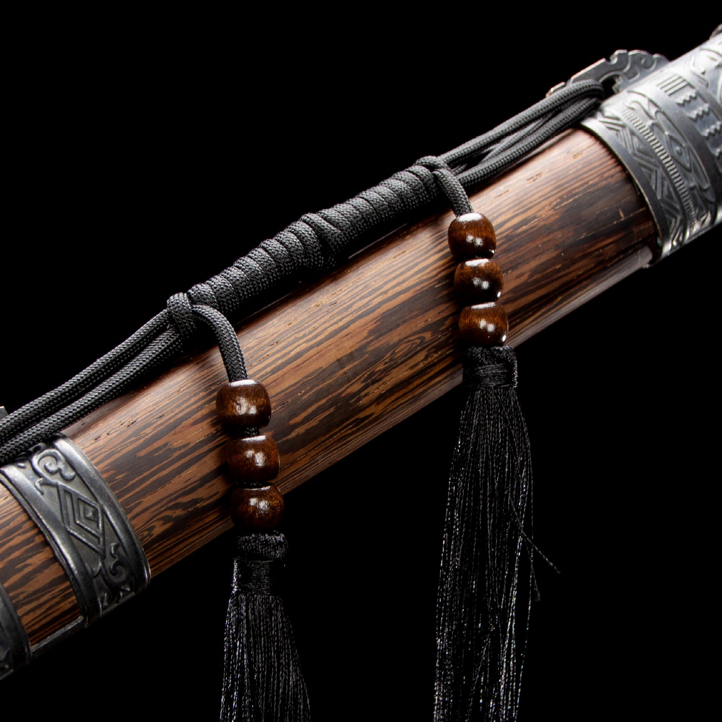 龙泉市刀剑手工锻打高锰钢双手苗刀戚家刀武术唐横刀冷兵器未开刃