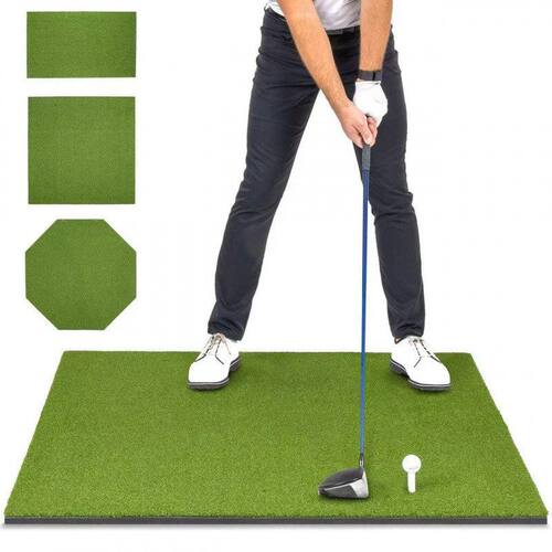 显示挥杆垫室内跨境垫打击热销曲丝 高密度户外轨迹高尔夫golfmat