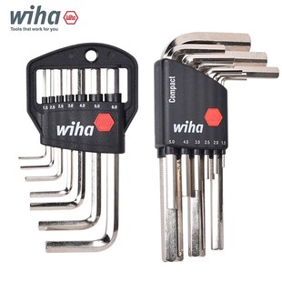 德国wih威汉短柄内六角扳手装 多功能小内六方工具L型