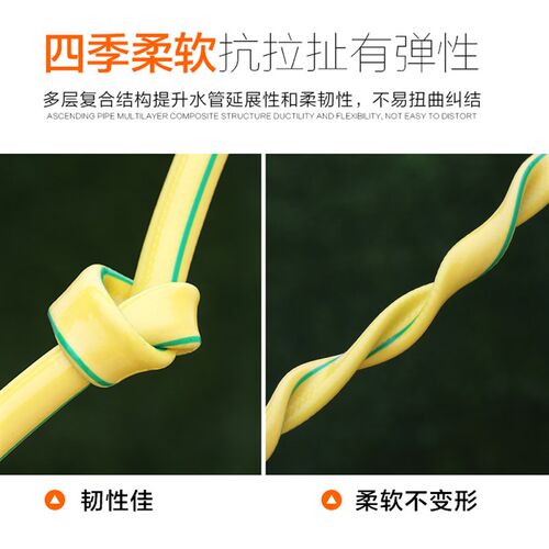 水管软管6分4分家用浇花洗车防冻晒高压塑料PVC园艺农用自来水管