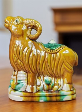 十二生肖陶瓷器摆件12生肖猪狗牛羊龙兔猴鸡马鼠虎工艺品生日礼物