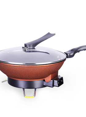 糖葫芦熬糖锅昊厨8933电炒锅智能韩式多功能料理锅快煮锅不沾锅
