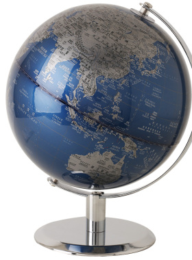 北欧轻奢旋转地球仪摆件酒柜办公室桌面书房玄关客厅家居软装饰品