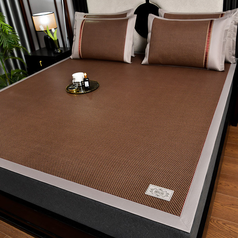 夏季冰藤冰丝凉席三件套草席学生宿舍单人床垫夏天席子床单款腾席,床上用品,藤席,淘宝优惠券,粉丝福利购,淘宝优惠卷