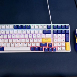红外青轴游戏机械单键盘电竞 达尔优CK5100