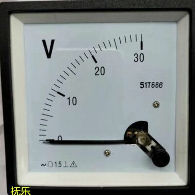 51T666 指针交流电压表51T666-30V 50V 75V 100V 250V 300V 500V