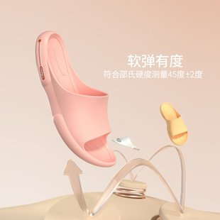 女夏季 山姆优选厚底拖鞋 家用室内防滑浴室洗澡软底情侣踩屎感凉拖
