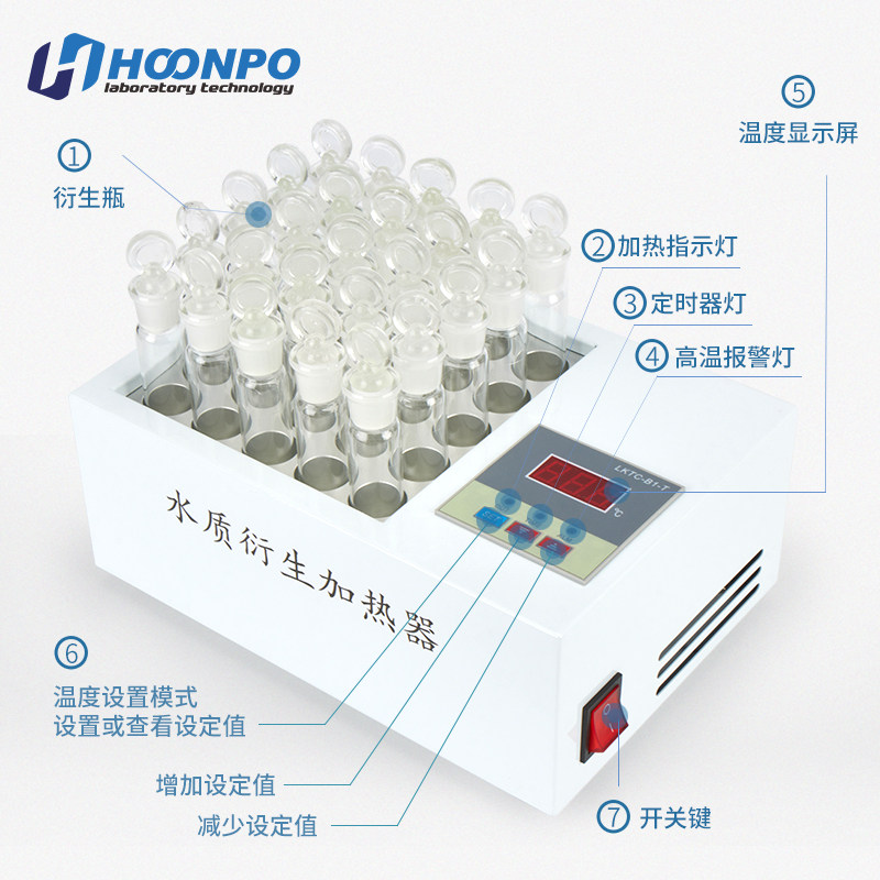 水质衍生加热器加热块具塞衍生瓶液液萃取衍生气相色谱法