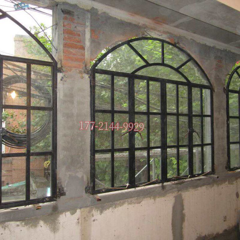 定制老上海钢窗格子窗复古老钢窗老式钢窗老洋房别墅门窗方格钢窗