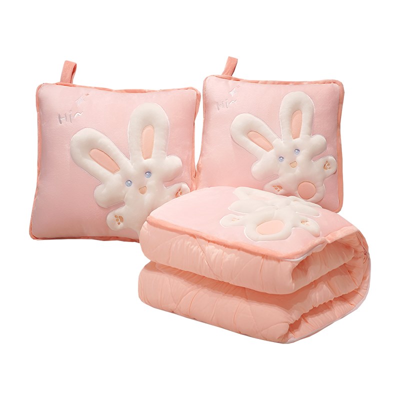 抱枕被子两用二合一加厚办公室折叠沙发午休靠枕午睡枕头汽车车载