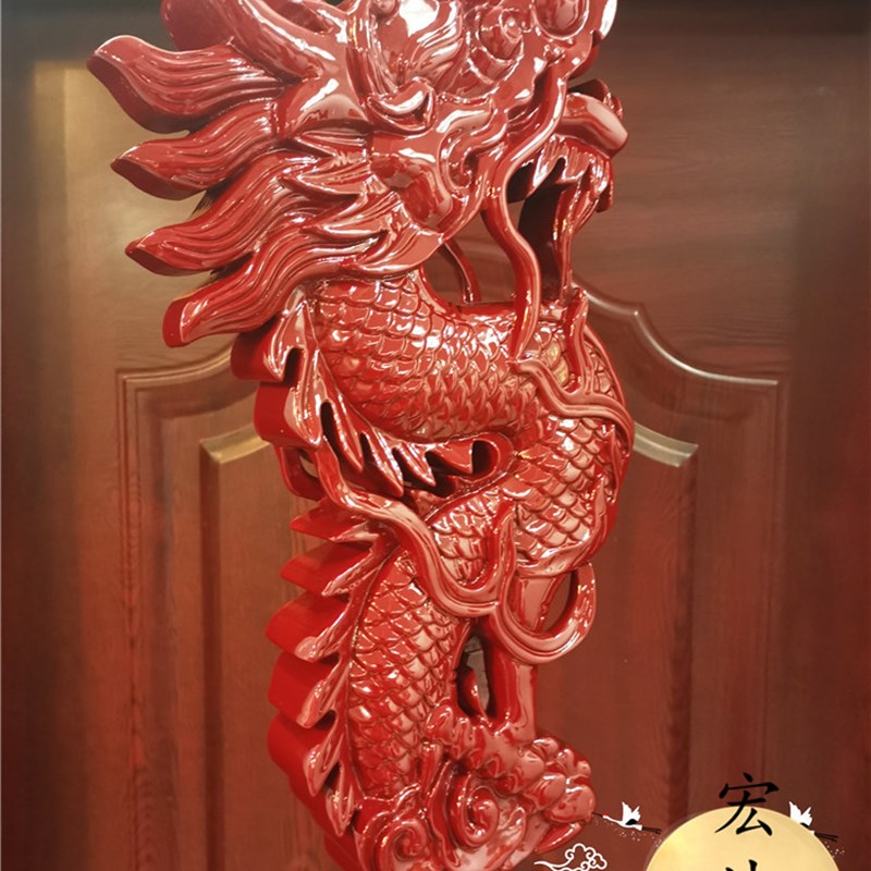精雕九龙仗法会用品 銮驾 手持龙头幡架 盘龙拐九龙棍 九龙杖