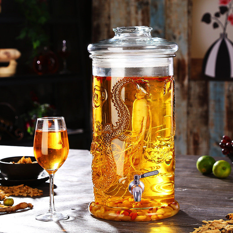 酿酒泡酒玻璃瓶泡酒瓶斤斤泡酒坛子玻璃家用密封