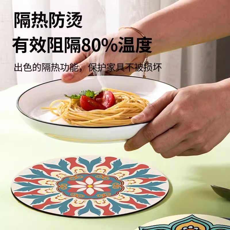 隔热垫杯垫垫子橡胶防烫垫沥水垫防油餐垫碗盘杯垫