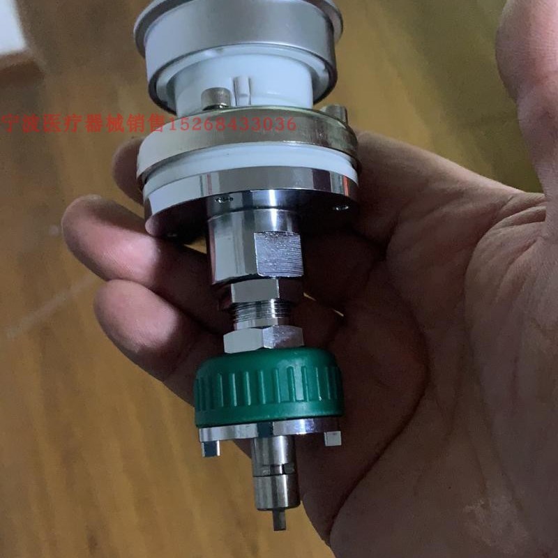 金属盖 气体转换器转接头 中心供氧美标转德标氧气终端德标转美标