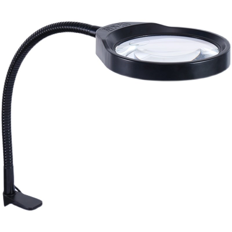 德国PDOK夹式放大镜带灯长臂PD-02L鉴定维修专用工业扩大器0倍