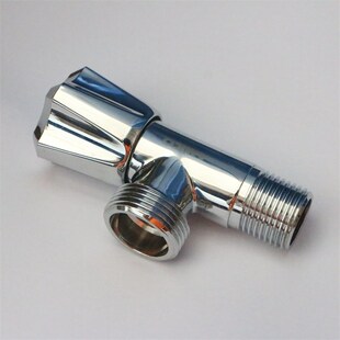 埃美柯分进水分出水陶瓷冷热水关滚筒洗碗用角式J