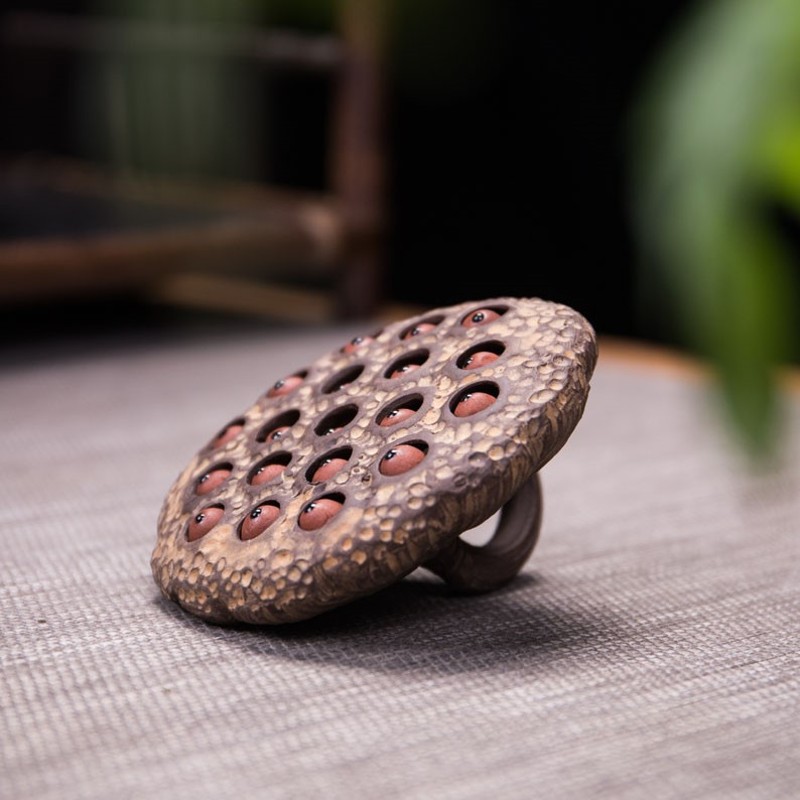 紫砂茶宠摆件精品可养大莲蓬小南瓜招财功夫茶具创意茶盘茶玩