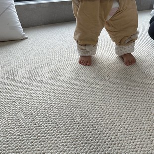 仿剑麻米白地毯阳台地垫拍照间客厅卧室家用满铺床边