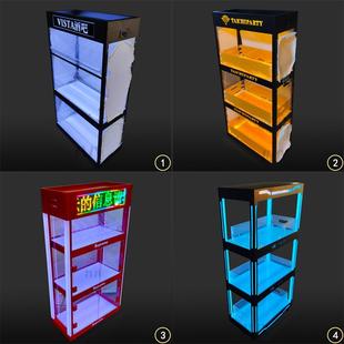 潮款亚克力ktv移动红酒架展示柜酒吧led发光酒柜香槟酒柜洋酒酒柜