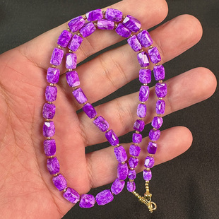 收藏级天然南非正品皇家紫舒俱来手链苏纪石手串老矿料女款手镯