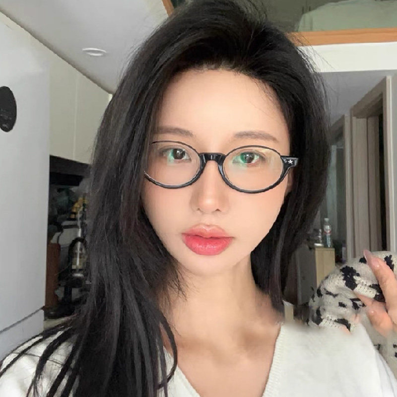 GMATARA法式黑色圆框光学镜女