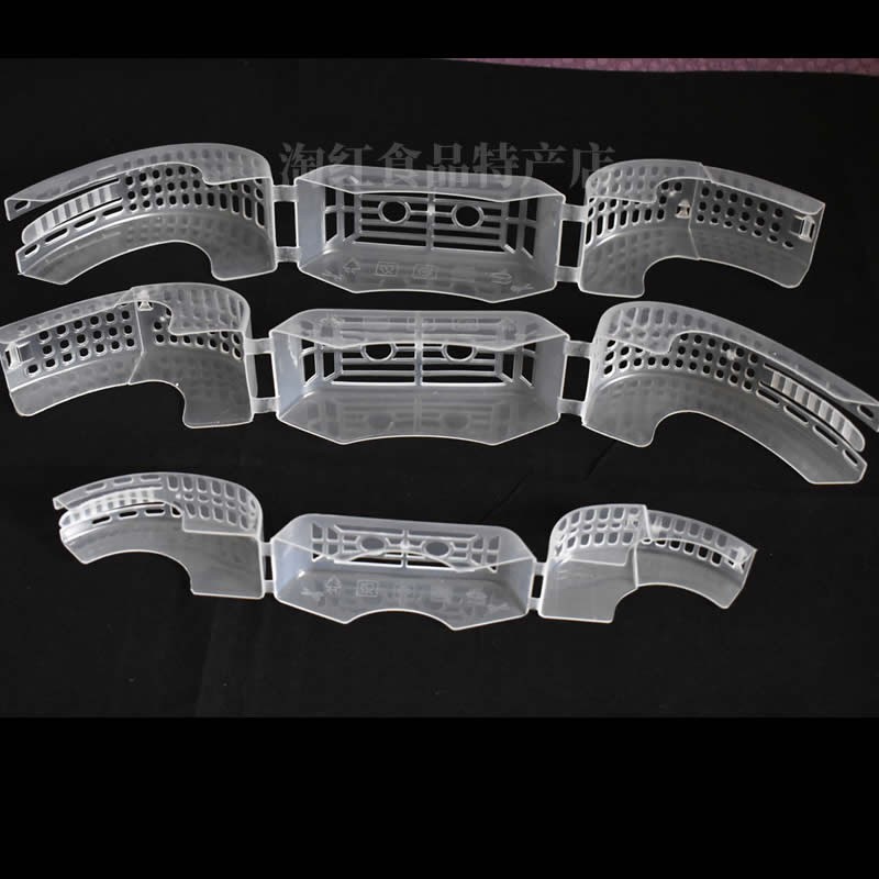 蟹之家大闸蟹速装器小号2-3.5两螃蟹包装盒绑蟹透明绑蟹塑料盒子