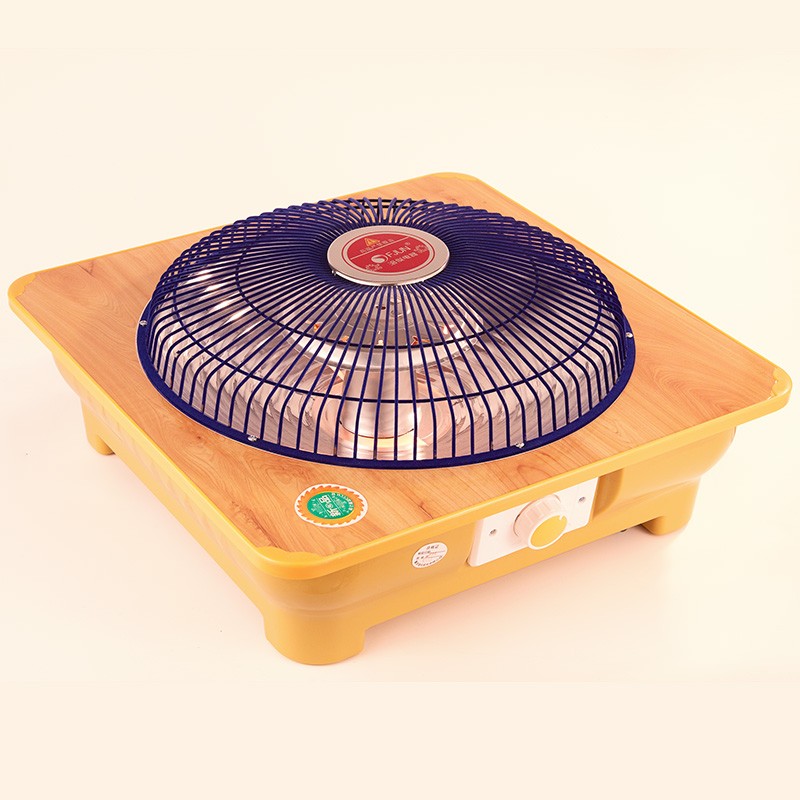 冬季冬天烤火盆电火盆室内小太阳烤脚炉家用小型烤火四方形取暖器