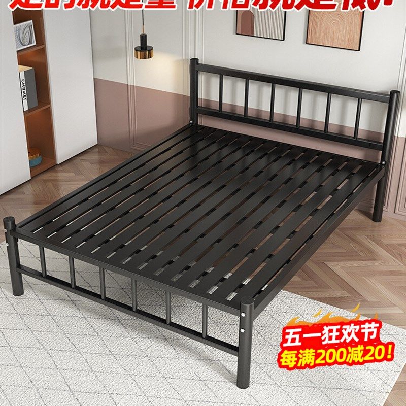 香港包郵小铁床员工宿舍铁架床加厚加固铁艺