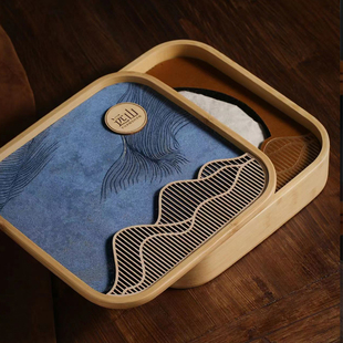 高端茶饼盒异形圆型竹制工艺礼盒通用福鼎白茶普洱茶饼包装盒空盒