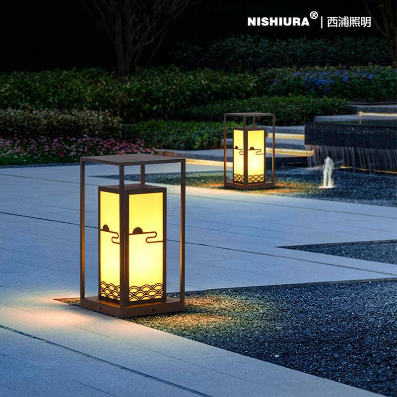 草坪灯草地灯庭院灯花园别墅园林户外地灯落地柱头灯太阳能灯超亮