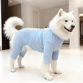 宠物居家防掉毛狗狗衣服秋冬季 德绒保暖金毛萨摩耶中大型犬四脚衣