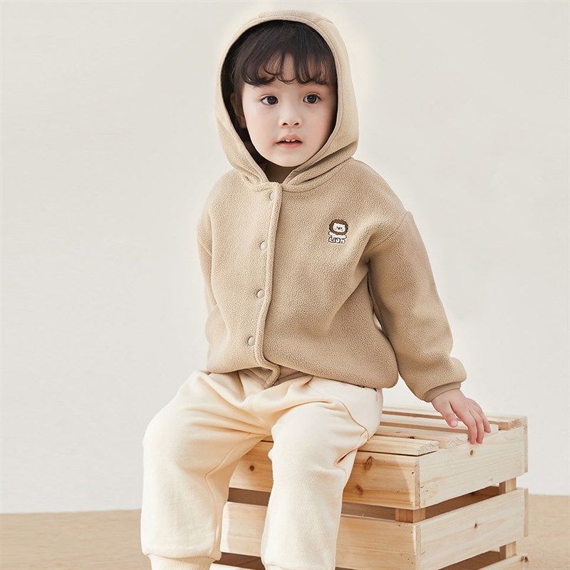 儿童春秋颗粒绒外套儿童宝宝摇粒绒外套男女童秋冬装新款婴儿卫衣,童装/婴儿装/亲子装,儿童牛仔外套,淘宝优惠券,粉丝福利购,淘宝优惠卷