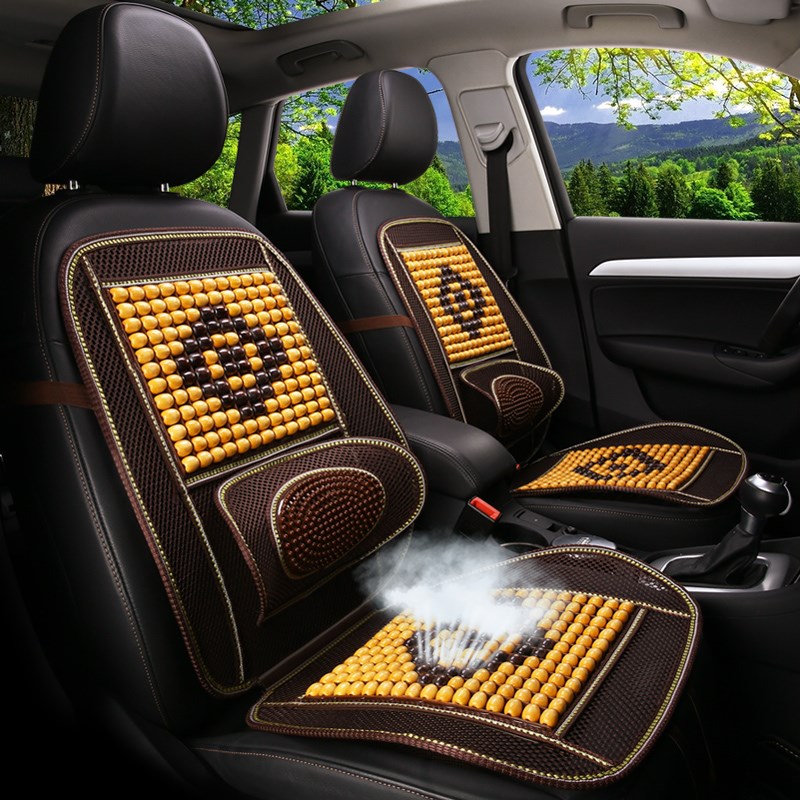 夏季汽车坐垫竹片大小货车木珠凉垫电动车通风透气按摩座椅垫夏天