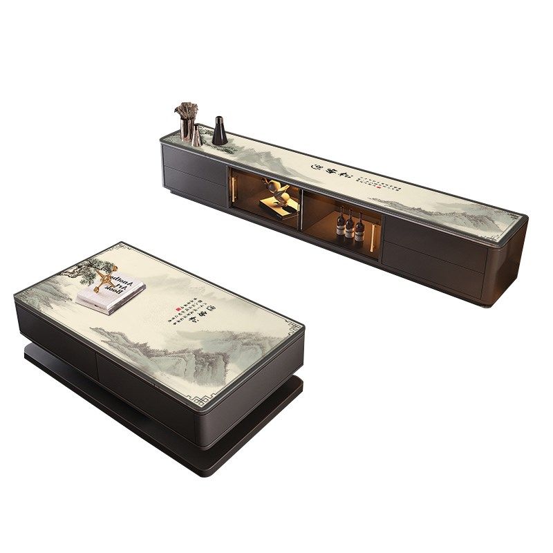 新中式电视柜桌垫防水PVC茶几垫盖布玄关家用鞋柜垫子台面餐桌布,居家布艺,桌布,淘宝优惠券,粉丝福利购,淘宝优惠卷