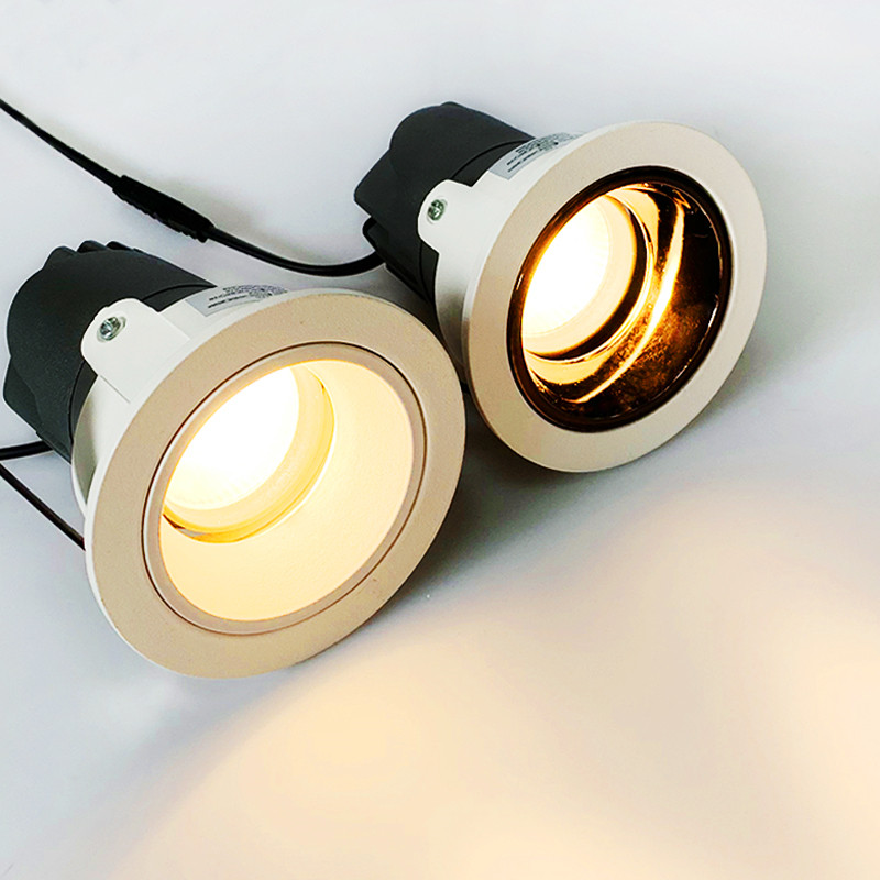 射灯嵌入式酒店照明店铺商用cob孔灯家用防眩小山丘天花灯led筒灯