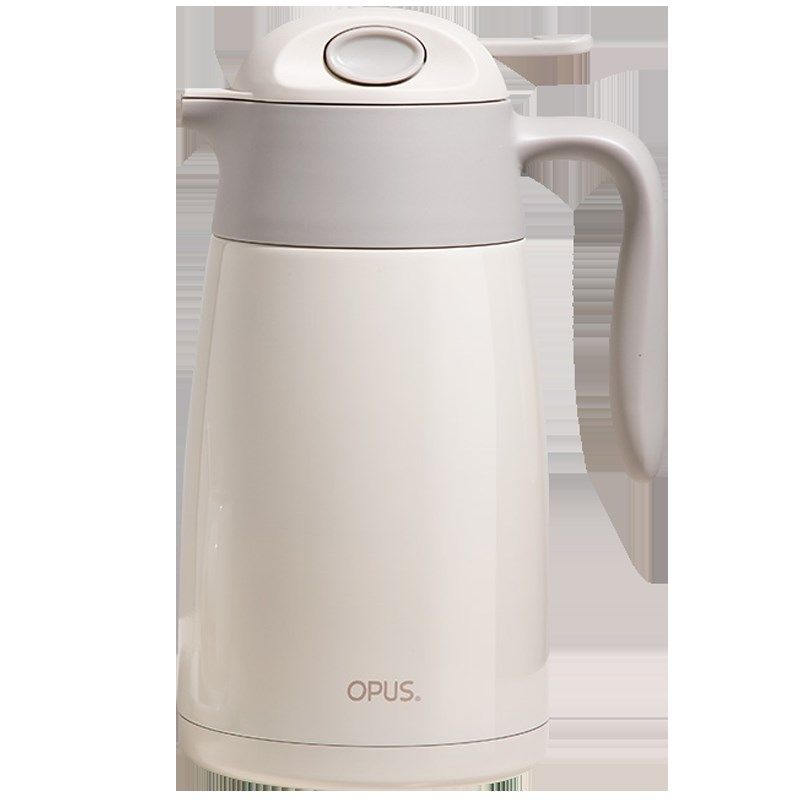 OPUS不锈钢保温壶家用大容量2L保暖瓶大红色结婚庆用暖壶瓶热水壶