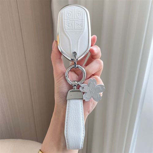 适用玛莎拉蒂钥匙套莱万特Levante包吉博力车壳总裁 高端女扣简约