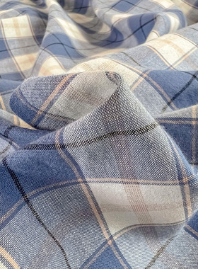 北欧蓝小格宿舍全棉床笠90190大学生薄床垫套0.9纯棉床罩三件套