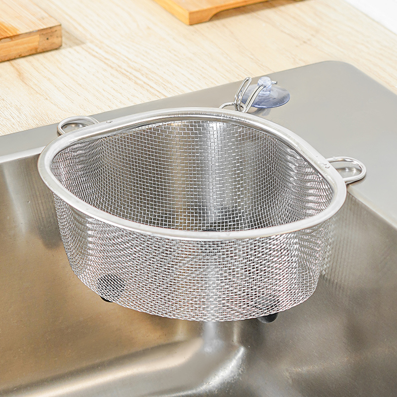 不锈钢厨房水槽垃圾过滤网三角水池沥水剩菜剩饭洗菜池洗碗槽菜盆