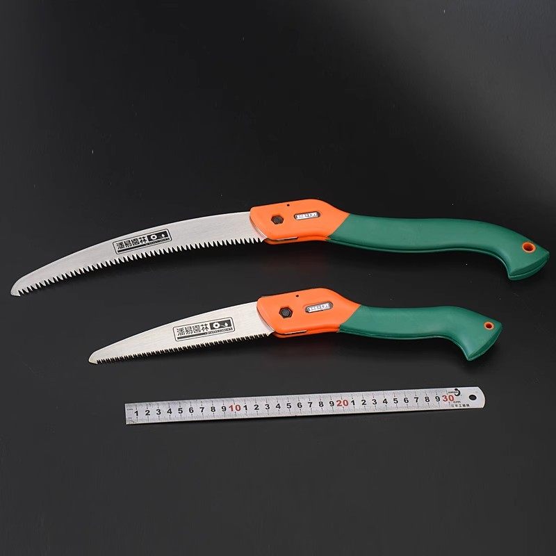 潘易园林折叠锯子手工锯修树枝锯花木工锯拉花户外锯园艺用品包邮